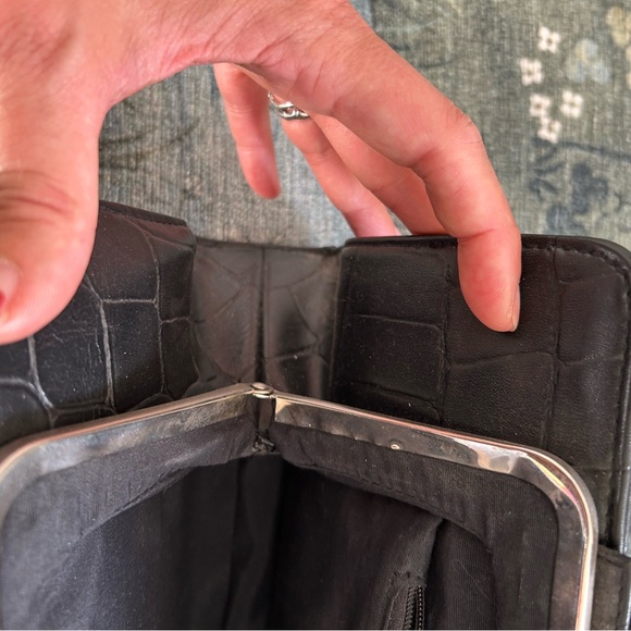Vintage Black crocodile Gioe clutch - Picture 4 of 11